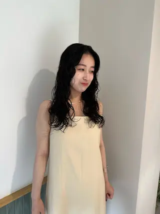 セミロング パーマ キッズ オトナヘア🌸 harukaのヘアスタイル