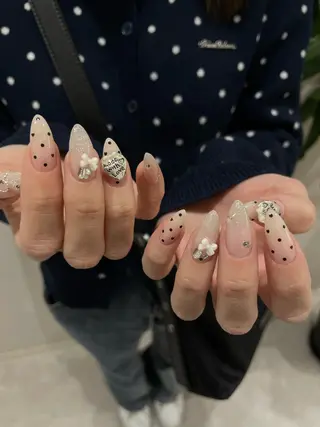 ネイル GO TODAY 吉祥寺Glint所属・うの 韓国ﾈｲﾙ໒꒱⋆⭒˚のネイルデザイン