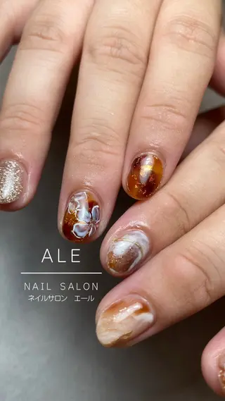 ネイル 𝑛𝑎𝑖𝑙𝑠𝑎𝑙𝑜𝑛.𝑎𝑙𝑒ネイルサロン　エール所属・ネイルサロン エールのネイルデザイン
