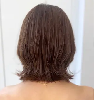 ショート 莉乃/縮毛矯正/髪質 改善/艶カラーのヘアスタイル