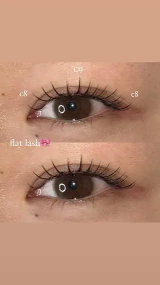 マツエク・マツパ NORA hinataのマツエク・マツパデザイン