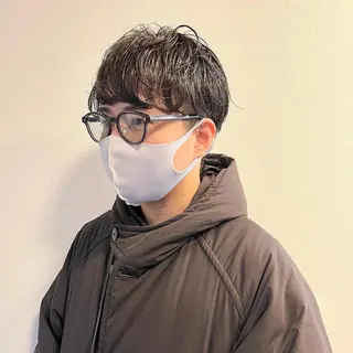 ショート パーマ メンズ 3月〜お店変わります 詳しくはインスタまでのヘアスタイル