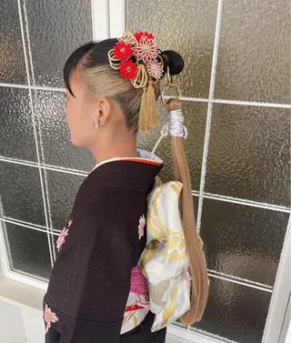 ミディアム MiRI💜地毛級 エクステ✖似合わせ技のヘアスタイル