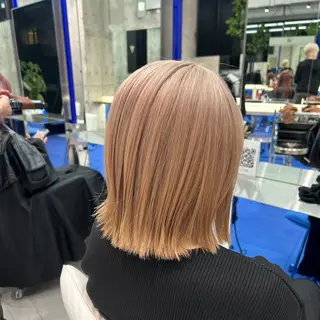 ミディアム ミルクティーベージュ /sara💛のヘアスタイル