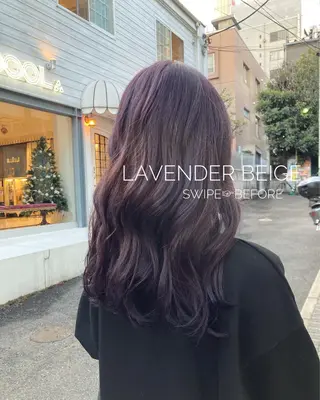 ロング カラー パーマ ヘアアレンジ Zina渋谷エリア マネージャShionのヘアスタイル