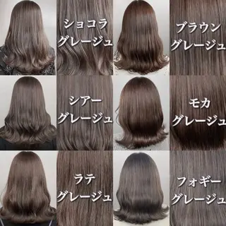 ミディアム グレージュ 透明感 ブリーチなし田島晃汰のヘアスタイル