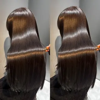 ミディアム カラー 髪質改善/美髪矯正 艶髪/Takutoのヘアスタイル