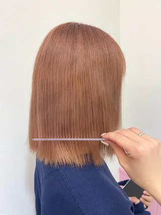 ショート カラー 🎀ミルクティー/暖 色×レイヤー/マリアのヘアスタイル