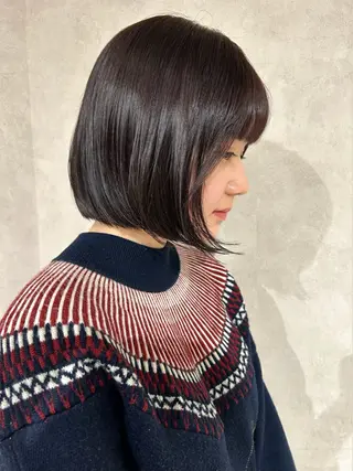 ショート カラー ayano/パーマ/ 暖色カラーのヘアスタイル