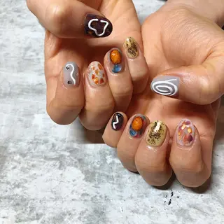 ネイル 🌞💜 KAORI 🌴のネイルデザイン