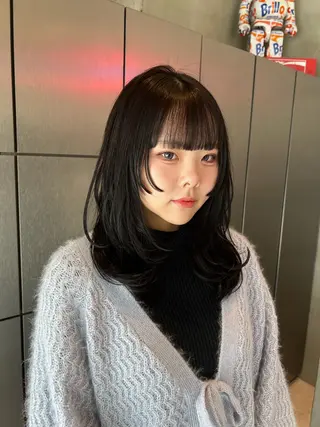 ミディアム ADDICTION所属・笹井 瑠菜のヘアスタイル