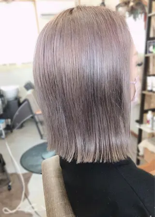 ミディアム カラー hair works raptureのヘアスタイル
