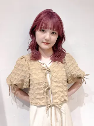 ロング カラー あ あのヘアスタイル
