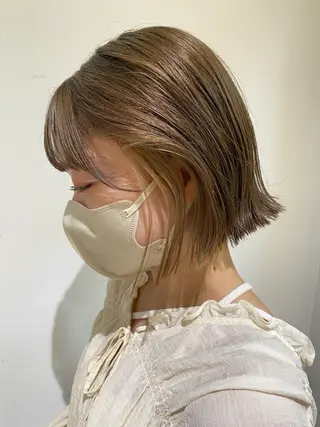 ミディアム 神奈川大学最寄り白楽 三本松巧のヘアスタイル