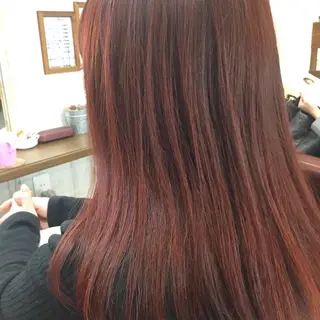 セミロング カラー embrace エンブレイスのヘアスタイル