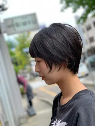 ショート パーマ 宮嶋 勇輔のヘアスタイル