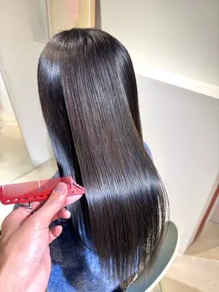 ロング カラー 髪質改善スペシャリス ト長尾勇弥/梅田中津のヘアスタイル