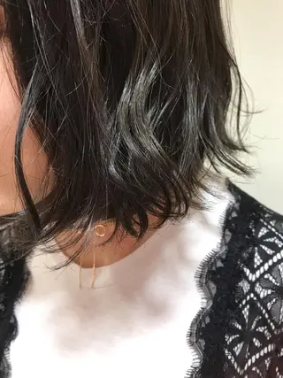 ミディアム カラー LOST CITY 横浜所属・🪐脱白髪染め 🪐松尾菜々美のヘアスタイル