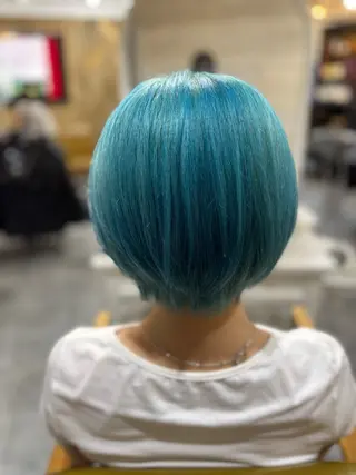 ショート カラー ❄️中野侑香❄️ ハイライト/ブリーチのヘアスタイル