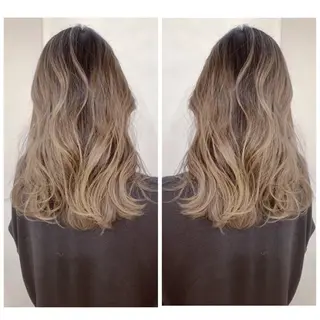 ミディアム カラー 京都大人女性ショート 徒歩1分/秋山のヘアスタイル