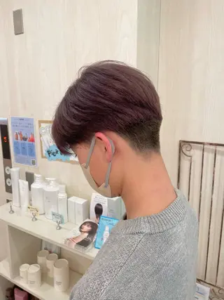 ミディアム メンズ ダブルカラー/ レイヤー🍒齋藤 澪のヘアスタイル