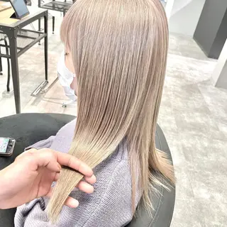 ロング カラー MiL所属・✨ハイトーン✨ 濱田知孝のヘアスタイル