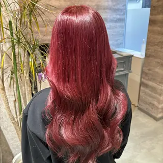 ロング 牧野 夏子のヘアスタイル