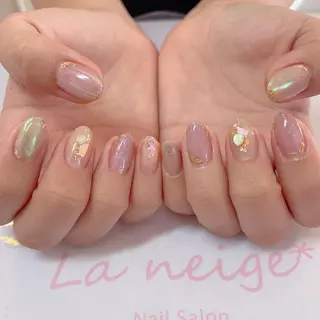 ネイル La neige* yuki 🥯🍑のネイルデザイン