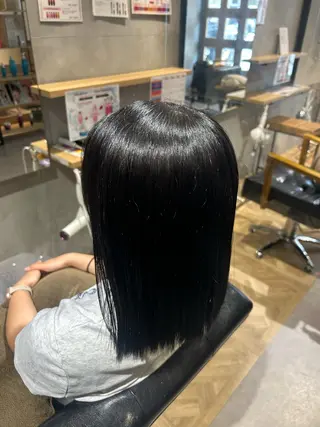 セミロング 金澤 七海のヘアスタイル