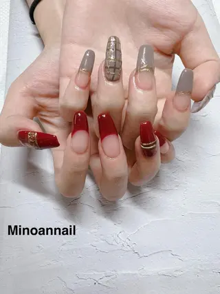 ネイル ❤minoannai メトロポリタン前店のネイルデザイン