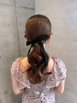ヘアアレンジ 女性に人気♪ はやしほのかのヘアスタイル