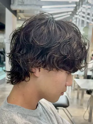 ショート パーマ メンズ メンズ特化型美容師 sakuraのヘアスタイル