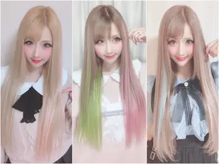 ロング エクステンションシュシュ所属・まつげパーマと ヘアーエクステ専門店のヘアスタイル