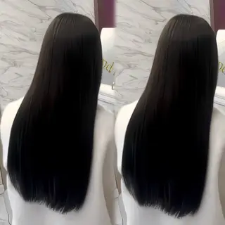 ロング 韓国🎀レイヤー/艶 髪/縮毛矯正/ユリナのヘアスタイル