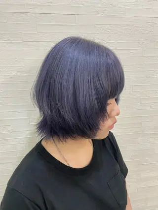 ミディアム カラー 【縮毛矯正&カラー】 RAN.のヘアスタイル