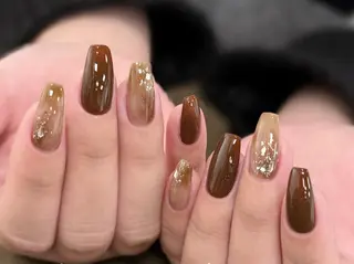 ネイル By moonネイル 🌷ワンホン/韓国風のネイルデザイン