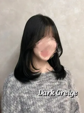 ミディアム 山田 来留未のヘアスタイル