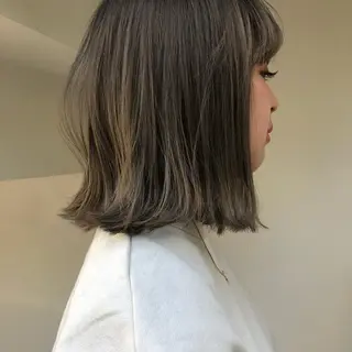 ミディアム カラー BRUNTJET所属・MAEDA MADOKAのヘアスタイル