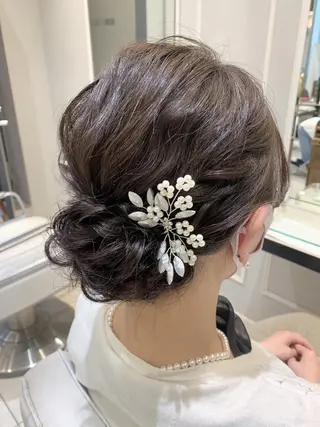 セミロング ヘアアレンジ 🦖鶴岡香純🦖 育休中のヘアスタイル