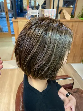 ミディアム カラー chill out 南塚口本店のヘアスタイル