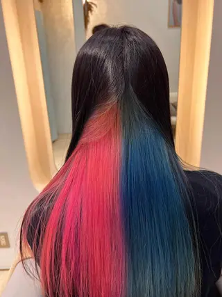 ロング カラー パーマ ヘアアレンジ メンズ キッズ ネイル マツエク・マツパ アイブロウ 堀井 凌平のヘアスタイル