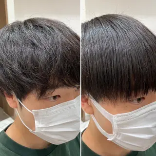 ショート パーマ メンズ 【メンズ縮毛矯正】 田中秀斗のヘアスタイル