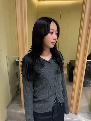 セミロング カラー 伶風/ボブ/ ヘーゼルベージュのヘアスタイル