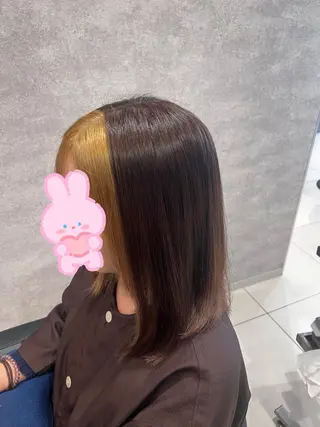 ミディアム 🍑とたに ももか🍑のヘアスタイル