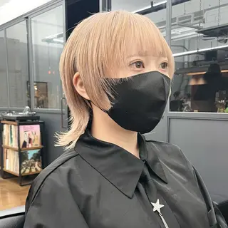 ショート カラー メンズ ✂︎ウルフ・ショート ✂︎MIKUNIのヘアスタイル