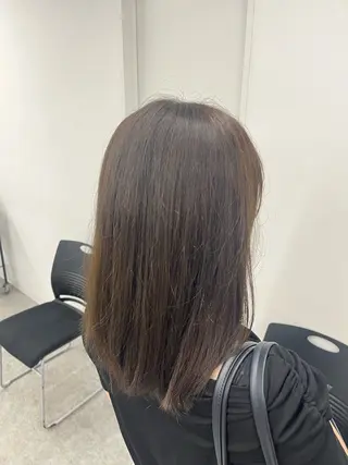 セミロング カラー 赤み消し透明感🩶 銀座Ryota🩶のヘアスタイル
