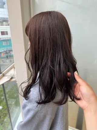 カラー 森田遥奈/透明感カラ ー/似合わせカットのヘアスタイル