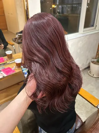 セミロング カラー 🌼RIKA🌼レデ ィース専門💖のヘアスタイル