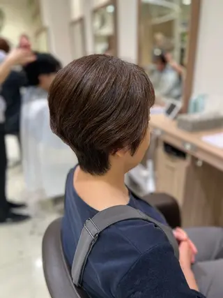 ショート 中森 玲菜のヘアスタイル