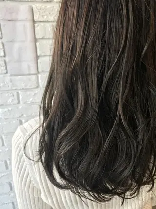 セミロング カラー 日比 貴大/ minim hairのヘアスタイル